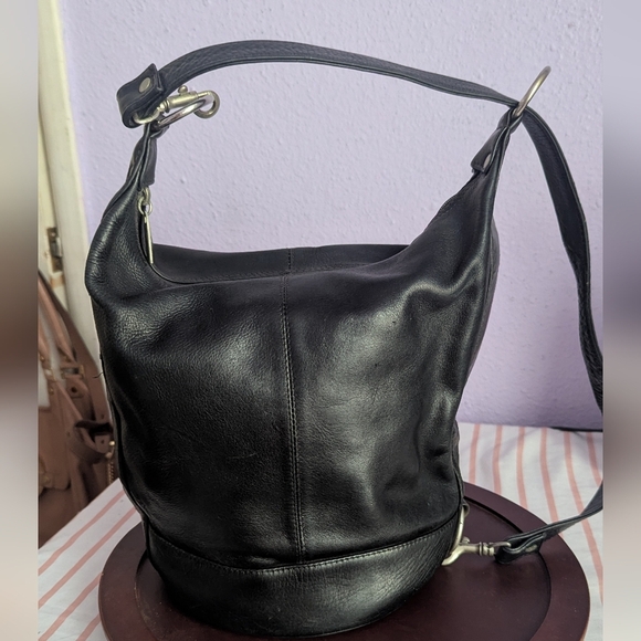 Tano Black Leather Hobo Bag - Picture 7 of 7